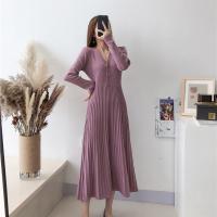Polyester Slim One-piece Dress breathable : PC