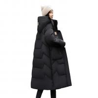 Polyester long style & Plus Size Women Parkas & with detachable hat & thermal PC