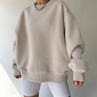 Polyester Women Sweatshirts & loose letter PC