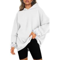 Polyester Women Sweatshirts & loose Solid PC
