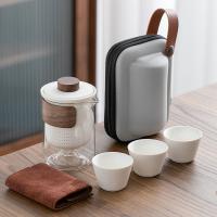 Ceramics Portable Tea Set durable & multiple pieces Set