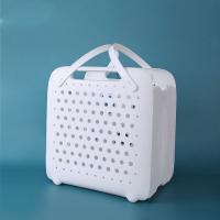 HDPE & Engineering Plastics & Polypropylene-PP foldable Storage Basket large capacity Solid white PC