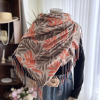 Polyester Tassels Women Scarf can be use as shawl & thermal printed PC