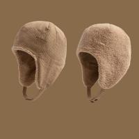 Woollen Cloth & Cotton Ear Protection Bomber Hat thermal : PC