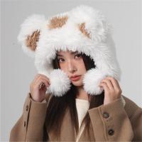 Cotton Ear Protection Knitted Hat thermal & for women knitted : PC