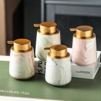 Céramique Bouteille de savon Handmade Marbre grain plus de couleurs pour le choix pièce