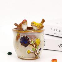 Keramik Blumentopf, Handgefertigt,  Stück