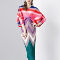 Polyester Einteiliges Kleid, Gestreift, mehr Farben zur Auswahl, :,  Stück