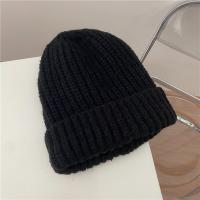 Acrylic Ear Protection Knitted Hat thermal knitted Solid : PC