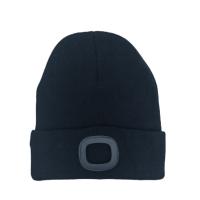 Acrylic windproof Knitted Hat lighting & thermal Solid : PC