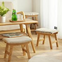 Moso Bamboo & Cloth Stool durable & breathable PC