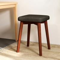 Cloth & Solid Wood Stool durable PC