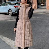Polyester Slim Women Winter Vest mid-long style & thicken PC