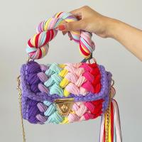 Cloth Easy Matching Woven Tote with chain PC