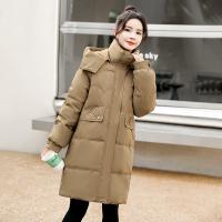 Polyester Women Parkas mid-long style & thicken PC