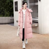 Polyester With Siamese Cap Women Parkas mid-long style & thicken PC