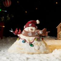 Resin With light Christmas Decoration for home decoration PC