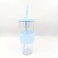 Polypropylene-PP Portable Cup durable & portable Drinking Straw PC