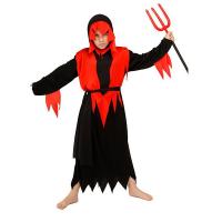 Polyester Kinderen Halloween Cosplay Kostuum rood en zwart : stuk