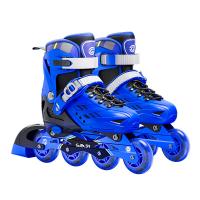 Rubber & Mesh Fabric & Plastic adjustable Roller Skates hardwearing PU Rubber Pair