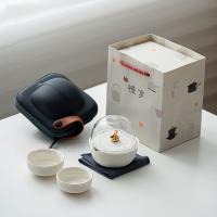 Ceramics Portable Tea Set multiple pieces Set