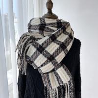 Polyester Tassels Women Scarf soft & thermal plaid PC