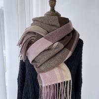 Polyester Easy Matching & Tassels Women Scarf can be use as shawl plaid PC