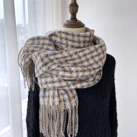 Polyester Tassels Women Scarf soft & can be use as shawl plaid PC