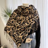 Polyester Women Scarf can be use as shawl & thermal Polyester leopard PC