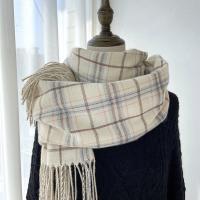 Polyester Tassels Women Scarf can be use as shawl & thermal plaid PC