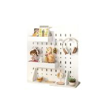 Iron & Plastic Shelf for storage & durable & multiple pieces white Set