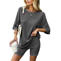 Polyester Vrouwen Pyjama Set Broek & Boven meer kleuren naar keuze Instellen