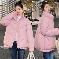 Polyester Women Down Coat & loose & thermal Solid PC