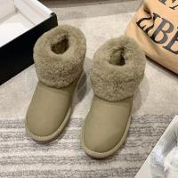 PU Leather Snow Boots thicken & thermal Pair