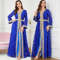 Polyester Nahöstliche islamische Musilm Kleid, Gedruckt, mehr Farben zur Auswahl,  Festgelegt
