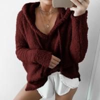 Double-side Plush & Polyester Plus Size Women Sweatshirts Solid PC