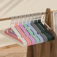 Hoog mangaanstaal & Plastic Kleding Hanger Plastic dompelen Solide meer kleuren naar keuze Veel