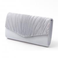 Polyester Pleat Clutch Bag Solid PC