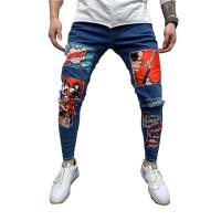 Mezclilla Hombres Jeans, patrón diferente para la elección, más colores para elegir,  trozo