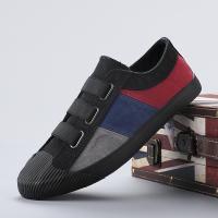 Rubber & Canvas velcro Men Board Shoes hardwearing & breathable PC
