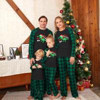 Polyester Parent-Child Cloth Set christmas design & loose printed Cartoon Set