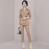 Polyester Vrouwen Business Pant Pak Broek & Boven meer kleuren naar keuze Instellen
