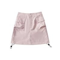 Cotton Slim Skirt patchwork Solid PC