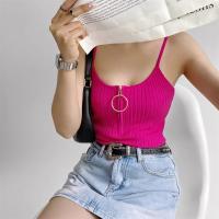 Cotton Slim Women Jumpsuit backless & off shoulder patchwork Solid : PC