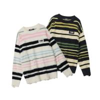 Polyamide Couple Sweater & loose & unisex striped PC