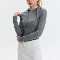 Polyester & Katoen Vrouwen lange mouw T-shirt Solide meer kleuren naar keuze stuk