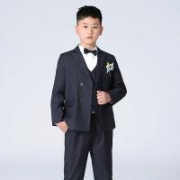 Viscose & Polyester Slim Boy Leisure Suit Set