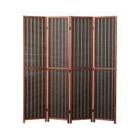 Pine & Moso Bamboo foldable Floor Screen for home decoration Lot