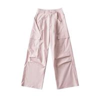 Cotton Women Long Trousers slimming & loose patchwork Solid PC