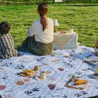 Pongee & Singen Picknickmatte, unterschiedliches Muster zur Auswahl,  Stück